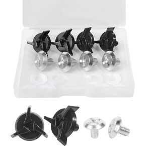 bylikeho 8pcs Motorcycle Helmet Screws,Helmet Visor Screws,Car Accessories Motorcycle Helmet Visor Screws Helmet Visor Clips,Helmet Accessories Helmet Hardware for Motorcycle Cross Country Vehicle