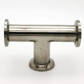 Tri Clamp Tee 3 Way Stainless Steel 304 Sanitary Fitting KF16 KF25 (KF16 equal TEE)