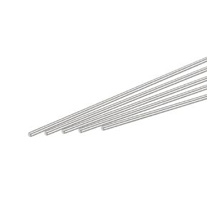 MECCANIXITY 304 Stainless Steel Round Rods Bar,1.6mm Diameter 250mm Length for Various Shaft DIY Craft Model Car Plane Ship Pack of 5