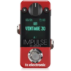 TC Electronic Electric Guitar Single Effect, Red/Black (Impulse IR Loader)