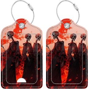 Bvkilrvc 2 Pcs Luggage Tag for Suitcase, Cute Bunny Sunflower Unique Leather Suitcase Tags with Full Privacy Cover Stainless Steel Loop for Women Men Travel Baggage Bag Backpack
