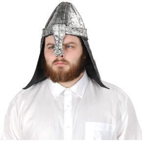 Beistle Fabric Black Knight Helmet