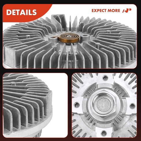A-Premium Engine Cooling Fan Clutch Compatible with Dodge Ram 2500 3500 2000-2002, L6 5.9L, Turbo, Diesel, Replace# 52028894AA, 2842 in Saudi Arabia