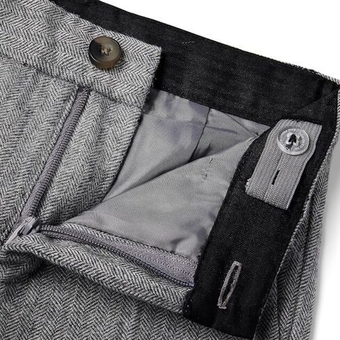 Janie and Jack Boy's Herringbone Pants (Toddler/Little Kids/Big Kids) in Saudi Arabia