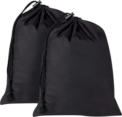 حقيبة برباط من PALTERWEAR - حقيبة من النايلون خفيفة للغاية وحقيبة صغيرة (5 عبوات، أسود، 12 × 16 بوصة) in Kuwait