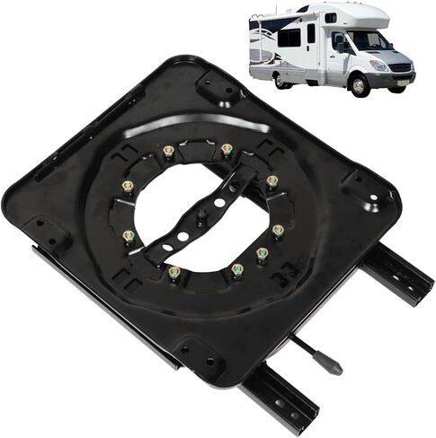 قاعدة مقعد سيارة دوارة، قاعدة مقعد السيارة قابلة للدوران 360 درجة، قاعدة دوارة للمقعد من الفولاذ مع مسار منزلق، مقعد دوار من الفولاذ المقاوم للصدأ لقاعدة كرسي RV Van Camper in Kuwait