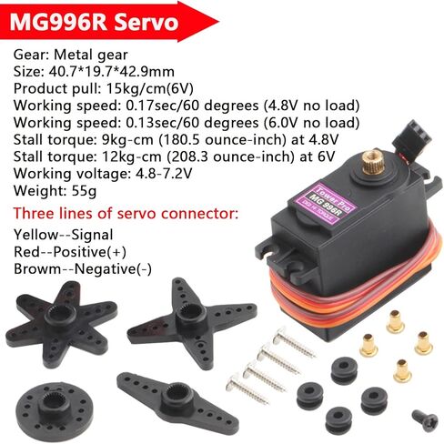 طقم هيكل سيارة روبوت ذكي ممتاز مفتوح المصدر من smaringwing، إطار معدني 4WD STM نموذج سيارة توجيه نموذج STM32 منصة روبوتية مع محرك DC ومؤازرة MG996R لمنافسة صانع DIY in Kuwait