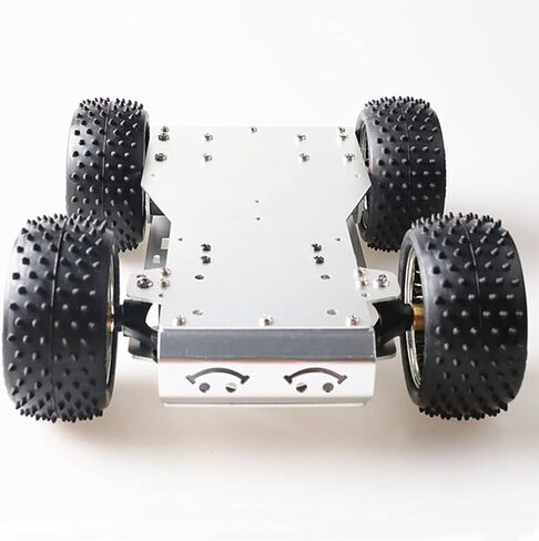 طقم هيكل سيارة روبوت ذكي ممتاز مفتوح المصدر من smaringwing، إطار معدني 4WD STM نموذج سيارة توجيه نموذج STM32 منصة روبوتية مع محرك DC ومؤازرة MG996R لمنافسة صانع DIY in Kuwait