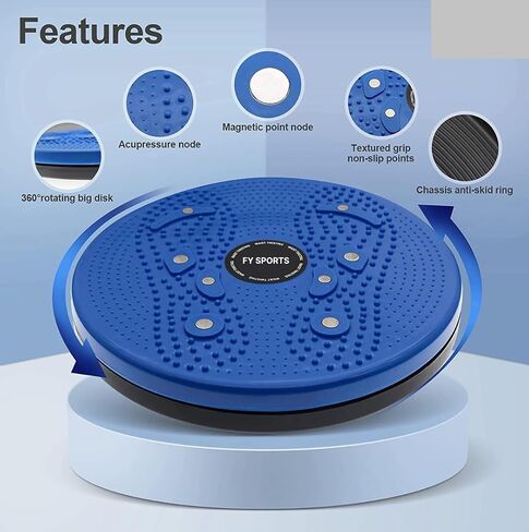 FY Sports Ab Twister Board للرجال والنساء، معدات تمرين قرص التواء الخصر، معدات تمارين البطن للتنحيف وتقوية معدات تمارين البطن والمعدة in Saudi Arabia