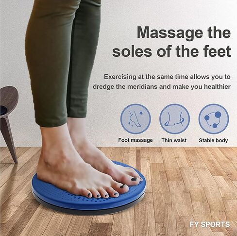 FY Sports Ab Twister Board للرجال والنساء، معدات تمرين قرص التواء الخصر، معدات تمارين البطن للتنحيف وتقوية معدات تمارين البطن والمعدة in Saudi Arabia