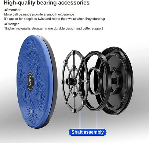 FY Sports Ab Twister Board للرجال والنساء، معدات تمرين قرص التواء الخصر، معدات تمارين البطن للتنحيف وتقوية معدات تمارين البطن والمعدة in Saudi Arabia
