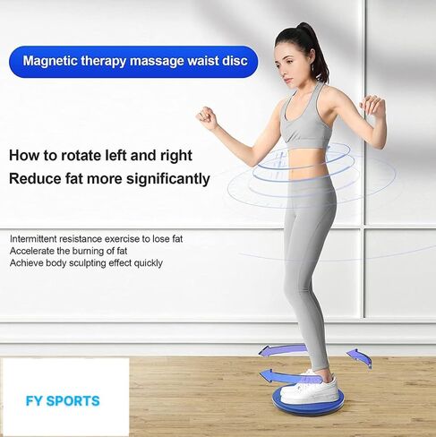 FY Sports Ab Twister Board للرجال والنساء، معدات تمرين قرص التواء الخصر، معدات تمارين البطن للتنحيف وتقوية معدات تمارين البطن والمعدة in Saudi Arabia