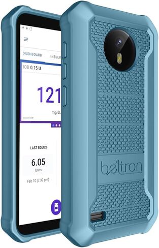 BELTRON Omnipod 5 Case with Belt Clip, Slim Protective Grip Case with Reinforced Technology Designed to Protect Omnipod 5 Receiver (Strong & Durable Rotating Clip Case) - Black in Saudi Arabia