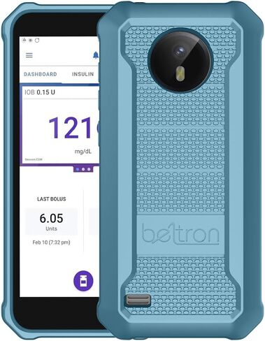 BELTRON Omnipod 5 Case with Belt Clip, Slim Protective Grip Case with Reinforced Technology Designed to Protect Omnipod 5 Receiver (Strong & Durable Rotating Clip Case) - Black in Saudi Arabia