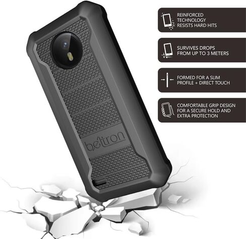 BELTRON Omnipod 5 Case with Belt Clip, Slim Protective Grip Case with Reinforced Technology Designed to Protect Omnipod 5 Receiver (Strong & Durable Rotating Clip Case) - Black in Saudi Arabia