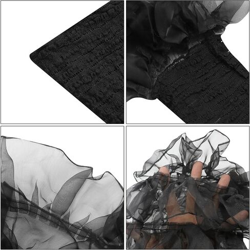 MINGSEECESS Women’s Novelty Y2K Ruffled Thigh High Stockings Over Knee Thigh High Socks Lace Leg Warmers in Saudi Arabia