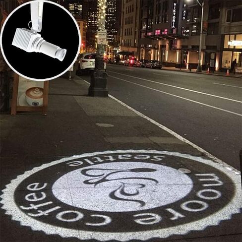 instagobo 50W LED Logo GOBO Projector Ip65 إضاءة تأثير DJ مقاومة للماء، تتضمن زجاج GOBO مخصص مجاني لعرض الصور الداخلية والخارجية لإعلانات الزفاف في متجر شركة الفندق in Kuwait