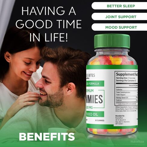 Bliss Bites Gummies - Bliss Bites Hemp Gummies, Bliss Bites Supplement, Bliss Bites for Tranquility, A Daily Indulgence of Relaxation and Focus, BlissBites Reviews (60 Gummies) in Saudi Arabia
