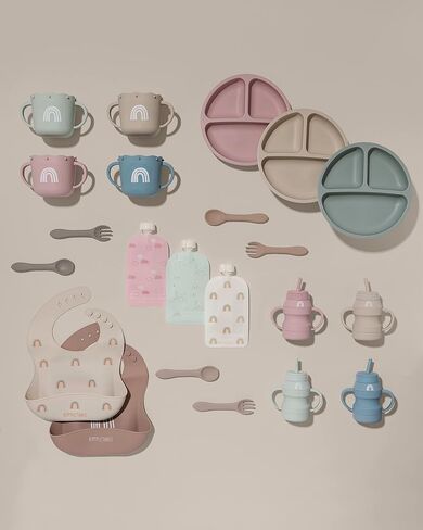 Hippypotamus Baby Stacking Toys - Teething Toys - Stacking Cups - Food-Grade Silicone Teethers - 6+ Months - Soft Bath Toy in Saudi Arabia