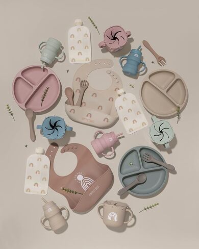 Hippypotamus Baby Stacking Toys - Teething Toys - Stacking Cups - Food-Grade Silicone Teethers - 6+ Months - Soft Bath Toy in Saudi Arabia