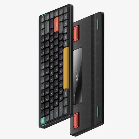 nuphy Air75 V2 لوحة مفاتيح ميكانيكية محمولة بنسبة 75%، لوحة مفاتيح لاسلكية، تدعم لوحات مفاتيح Bluetooth/2.4G/USB-C RGB بلوتوث، متوافقة مع أنظمة Windows/Mac OS/Linux، مفتاح Gray-Gateron Cowberry in Kuwait