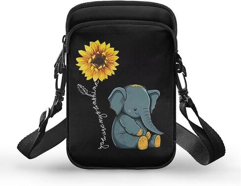 WELLFLYHOM Cell Phone Purse Women Crossbody Bag Canvas Messenger Pouch Travel Wallet in Saudi Arabia
