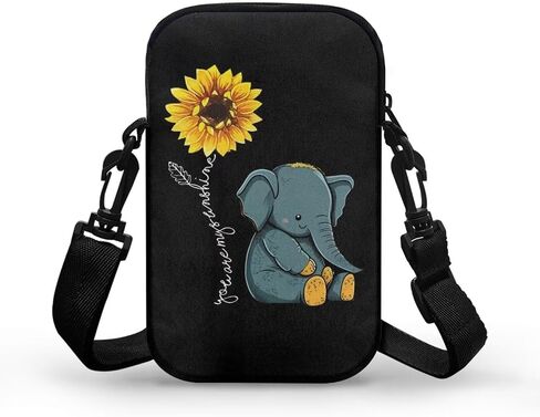 WELLFLYHOM Cell Phone Purse Women Crossbody Bag Canvas Messenger Pouch Travel Wallet in Saudi Arabia