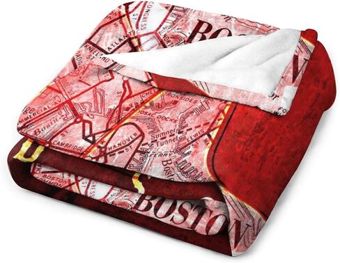 Atlanta Baseball Throw Blanket Lightweight Flannel Bedding Birthday Christmas Travel Gift Bed Blanket Best Gift for Fans 40x50 Inch in Saudi Arabia