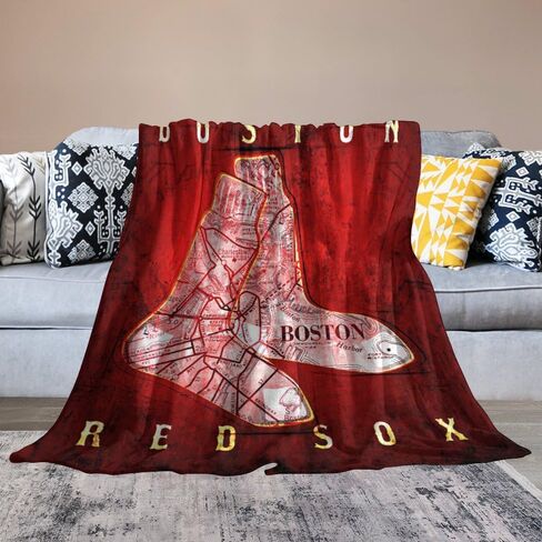 Atlanta Baseball Throw Blanket Lightweight Flannel Bedding Birthday Christmas Travel Gift Bed Blanket Best Gift for Fans 40x50 Inch in Saudi Arabia