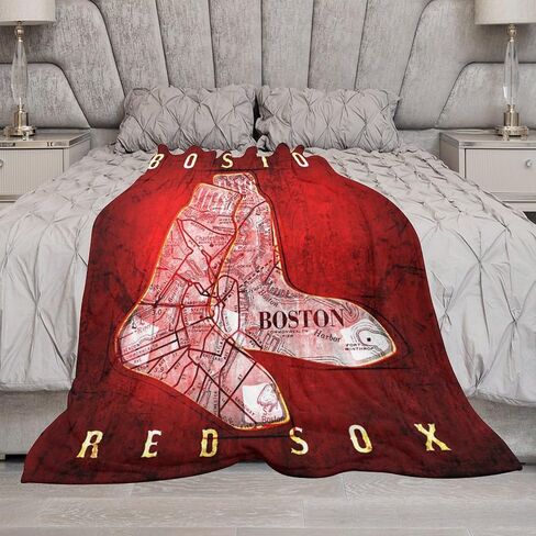 Atlanta Baseball Throw Blanket Lightweight Flannel Bedding Birthday Christmas Travel Gift Bed Blanket Best Gift for Fans 40x50 Inch in Saudi Arabia