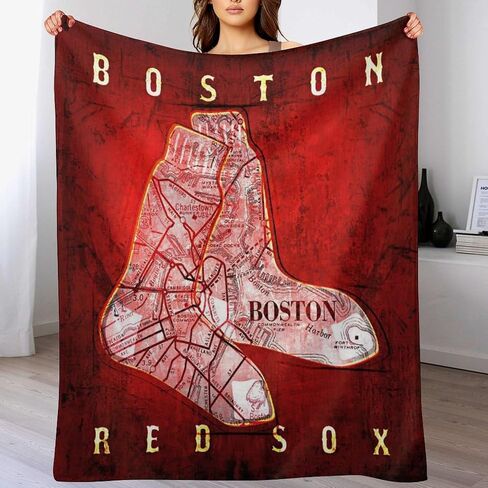 Atlanta Baseball Throw Blanket Lightweight Flannel Bedding Birthday Christmas Travel Gift Bed Blanket Best Gift for Fans 40x50 Inch in Saudi Arabia