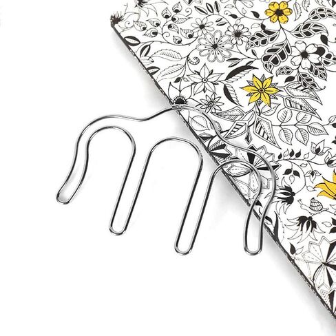 2Pcs Metal Music Book Clip Music Page Holder Sheet Music Holders for Sheet Music Stands,Books,Pianos(Silver) Performance Accessory in Saudi Arabia