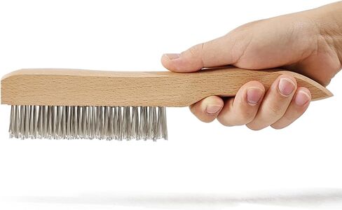 مجموعة فرش سلكية من الفولاذ المقاوم للصدأ من HILELIFE، 10 فرش سلكية شديدة التحمل لتنظيف الصدأ، قطعتان (فولاذ مقاوم للصدأ) in Kuwait