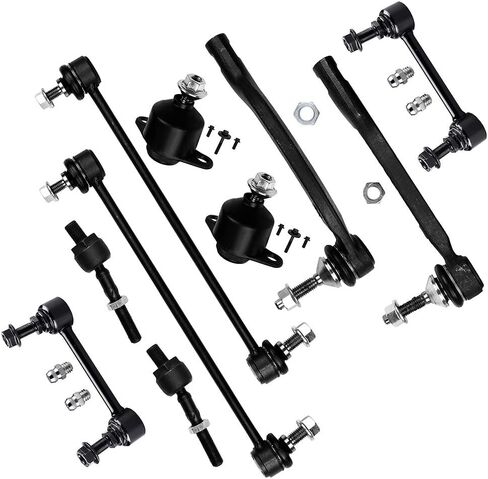 SCITOO 10-PC SET Suspension Kit For Volvo S80 Front Sway Bar End Link,Inner Tie Rod End,Lower Ball Joint,Outer Tie Rod End,Rear Sway Bar End Link in Saudi Arabia