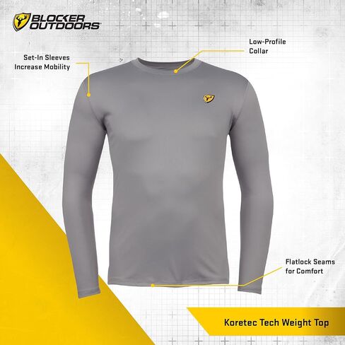 Scent Blocker Shield Series Koretec Tech Weight Top, Base Layer Tops for Men in Saudi Arabia