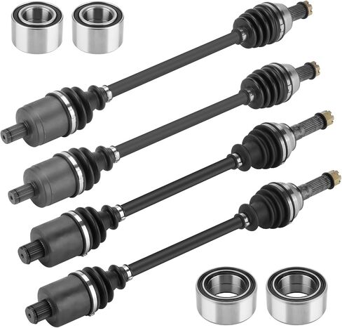 Front Rear Left and Right CV Axle Shaft & Wheel Bearing Set for Polaris Ranger 800 Crew/XP/EFI 2010 2011 2012 2013 2014- Full Set in Saudi Arabia