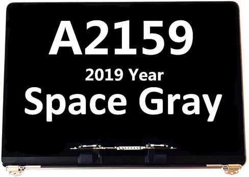 iGriega جديد لجهاز ماك بوك برو 13 بوصة A1989 A2159 A2251 A2289 مجموعة شاشة LCD ذات نغمة حقيقية رمادي فضائي 2018 2019 2020 Year in Kuwait