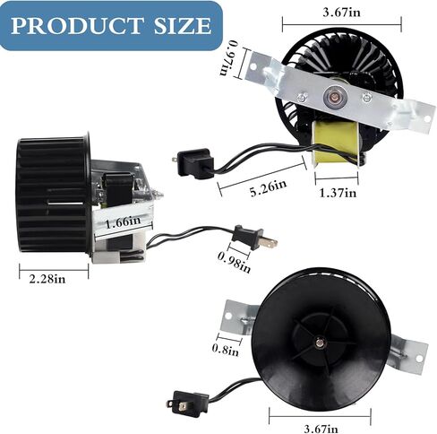 مجموعة محرك التهوية GUOJINJISM، استبدال محرك مروحة العادم، محرك مروحة 85598000 للطراز 668N in Kuwait