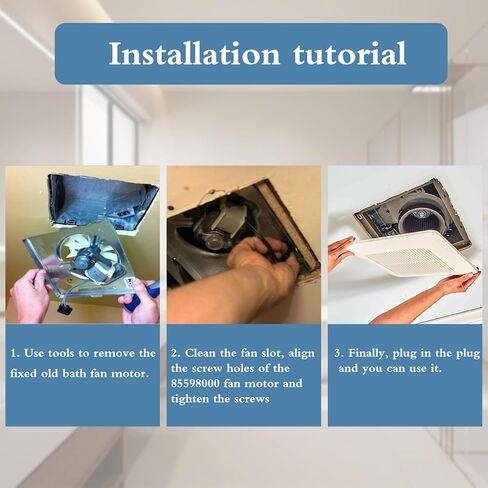 مجموعة محرك التهوية GUOJINJISM، استبدال محرك مروحة العادم، محرك مروحة 85598000 للطراز 668N in Kuwait