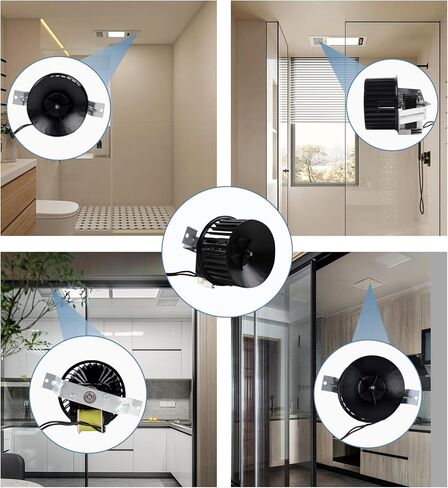 مجموعة محرك التهوية GUOJINJISM، استبدال محرك مروحة العادم، محرك مروحة 85598000 للطراز 668N in Kuwait