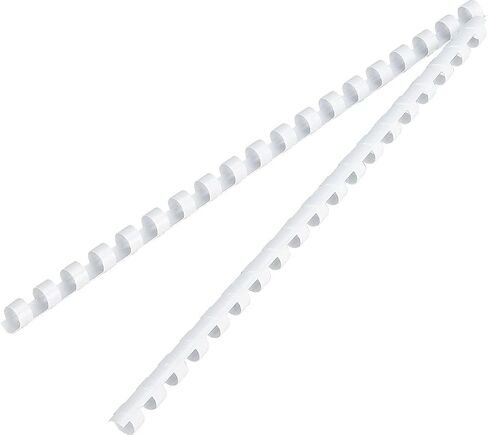Fellowes Plastic Comb Binding Spines, 5/16 Inch Diameter, White, 40 Sheets, 100 Pack (52508) in Saudi Arabia