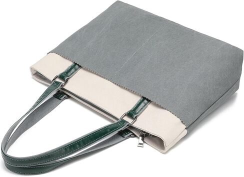 Canvas Tote Bag for Women 15.6 Inch Laptop Bag Large Teacher Work Totes with Compartments in Kuwait