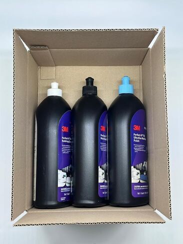 3M Perfect It Buffing and Polishing Kit - 36060(Rubbing Compound), 06094(Machine Polish), 06068(Ultrafine) in Saudi Arabia