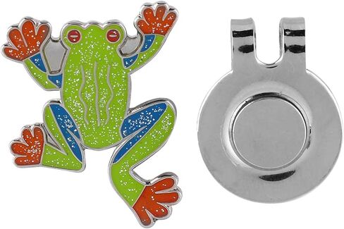 علامة كرة الجولف المغناطيسية ذات القبضة القوية من KSTE، ملحق مشبك قبعة الضفدع المعدنية الممتازة للاعبي الغولف in Kuwait