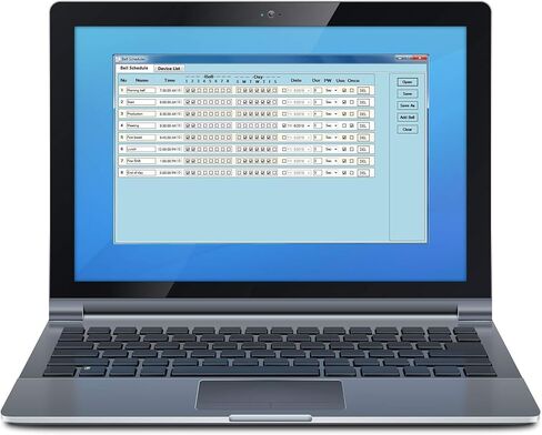 جهاز Netbell-KMB الكل في واحد بصوت عالٍ ومتعدد النغمات مع برنامج تحكم بمؤقت الجرس على شبكة الإنترنت قابل للبرمجة لنظام إنذار وقت الاستراحة في مستودع المصنع in Kuwait
