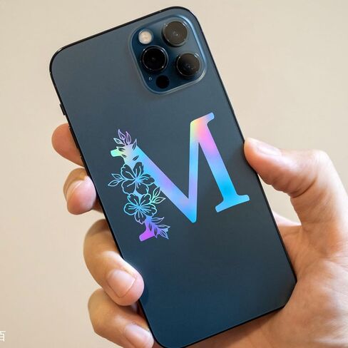 3 × حرف Monogram، ملصق أولي، حرف واحد فقط، ملصق من الفينيل للأكواب، ملصق حروف أبجدية زهرية، ملصق فينيل حروف أبجدية نباتية، ملصق أولي من الفينيل لاسم العائلة، مجموعة من 3 in Saudi Arabia