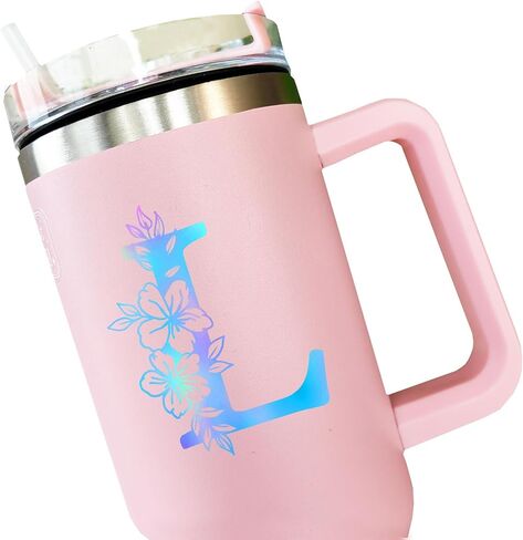 3 × حرف Monogram، ملصق أولي، حرف واحد فقط، ملصق من الفينيل للأكواب، ملصق حروف أبجدية زهرية، ملصق فينيل حروف أبجدية نباتية، ملصق أولي من الفينيل لاسم العائلة، مجموعة من 3 in Saudi Arabia