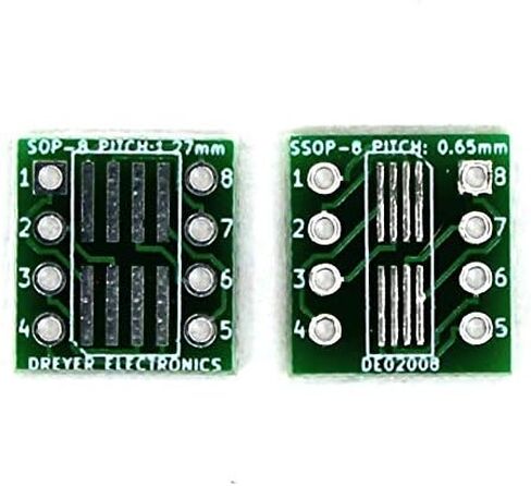 25 قطعة 8 دبوس SOIC-8 SOP-8 SSOP-8 إلى DIP-8 لوحة القطع in Kuwait