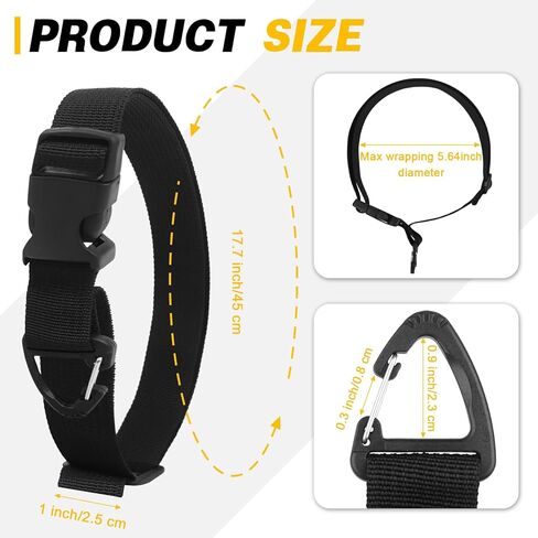 10 Pcs 17 Inch Adjustable Extension Cord Organizer Strap Heavy Duty Extension Cord Holder Organizer with Triangle Clips, Storage Strap Holder for Cords Hoses Rope Cables Garage Organization in Kuwait