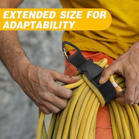 10 Pcs 17 Inch Adjustable Extension Cord Organizer Strap Heavy Duty Extension Cord Holder Organizer with Triangle Clips, Storage Strap Holder for Cords Hoses Rope Cables Garage Organization in Kuwait